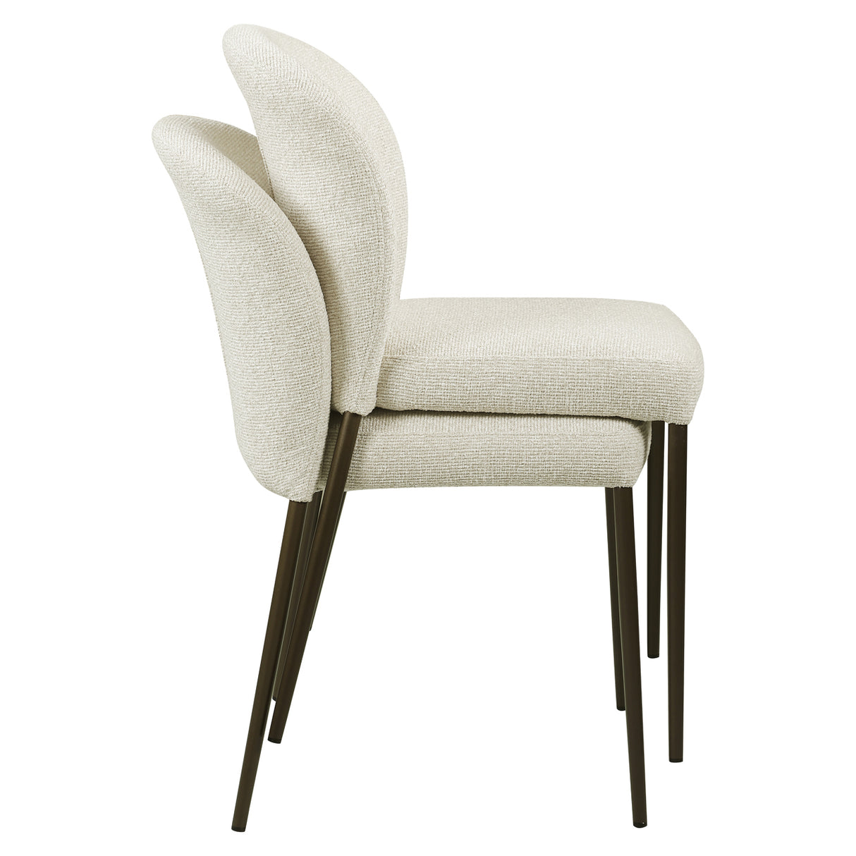 Eetkamerstoel Stacker biscotti fire retardant (Set of 2)