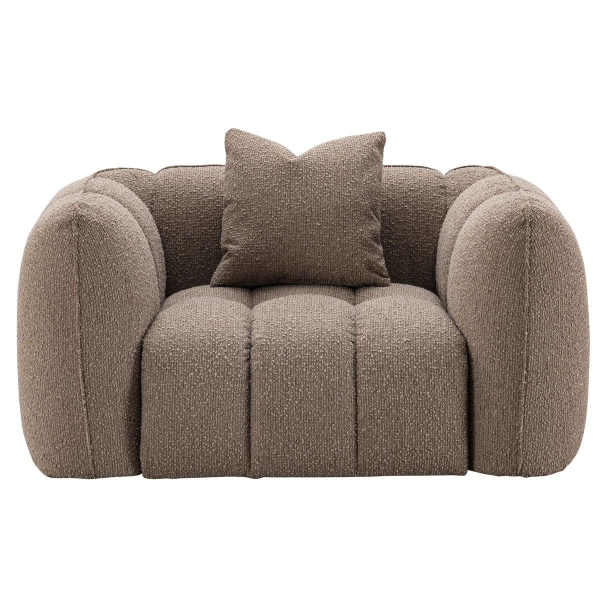 Lounge stoel Hogan mocca chunky fire retardant van Richmond Interiors – Luxe comfort op maat van PureWonen. Vraag naar de beste prijs.