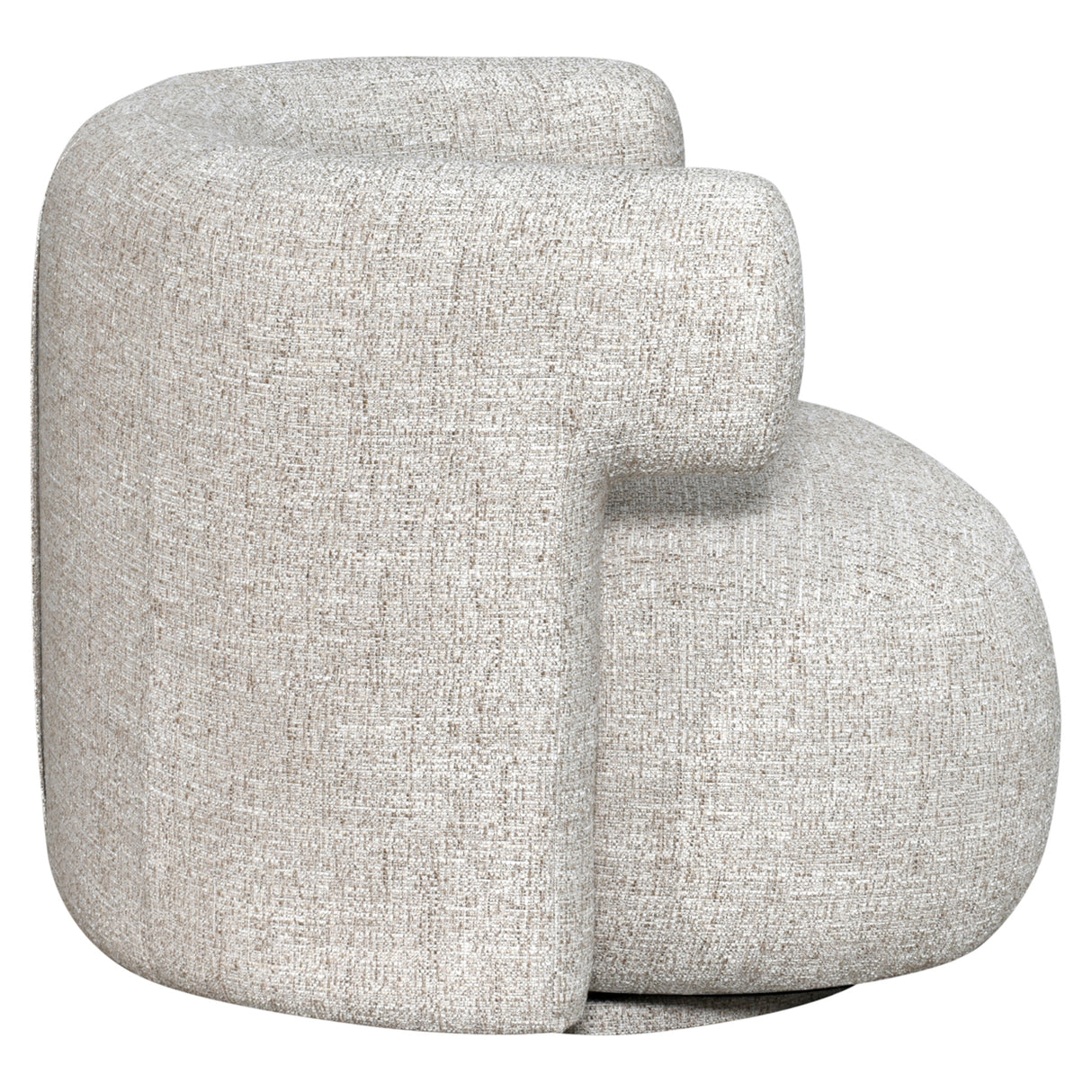 Lounge stoel Talley cream tweed swivel van Richmond Interiors – Luxe comfort op maat van PureWonen. Vraag naar de beste prijs.