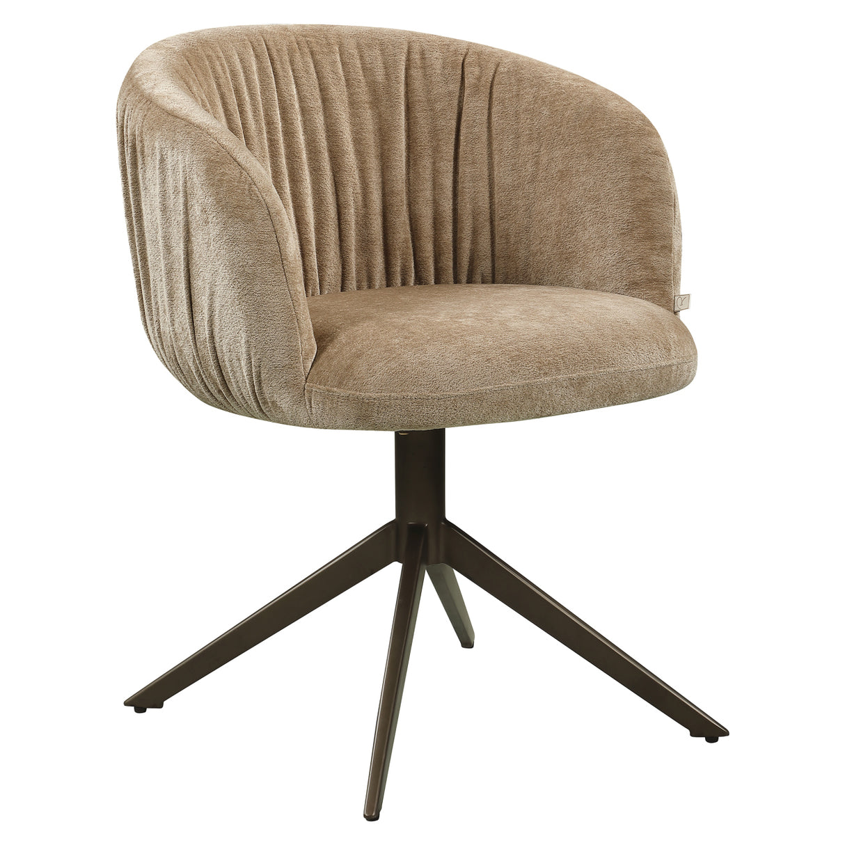 Eetkamerstoel Cassi sand soft swivel van Richmond Interiors – Luxe comfort op maat van PureWonen. Vraag naar de beste prijs.