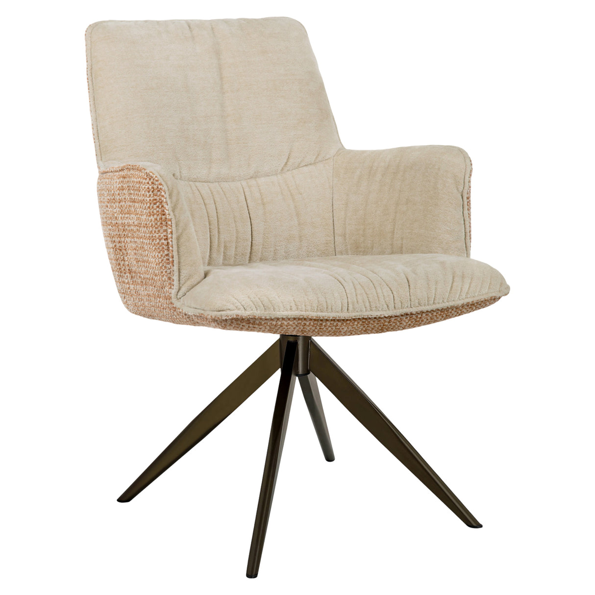 Eetkamerstoel Chase ginger jacquard swivel van Richmond Interiors – Luxe comfort op maat van PureWonen. Vraag naar de beste prijs.