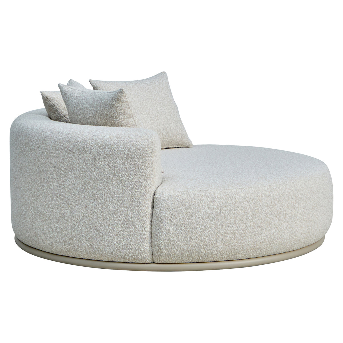 Outdoor dagbed Belucci ecru round