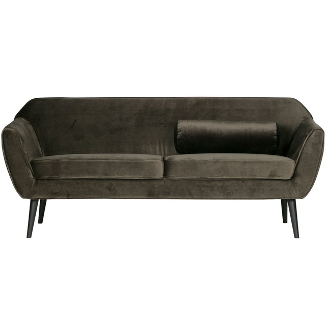 Rocco Sofa 187 Cm Fluweel Warm Groen van WOOOD – Luxe comfort op maat van PureWonen. Vraag naar de beste prijs.