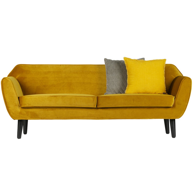 Rocco Sofa 187 Cm Fluweel Oker van WOOOD – Luxe comfort op maat van PureWonen. Vraag naar de beste prijs.