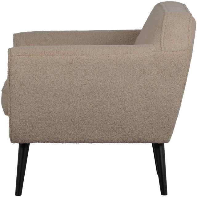 Rocco Fauteuil Teddy Sand van WOOOD – Luxe comfort op maat van PureWonen. Vraag naar de beste prijs.