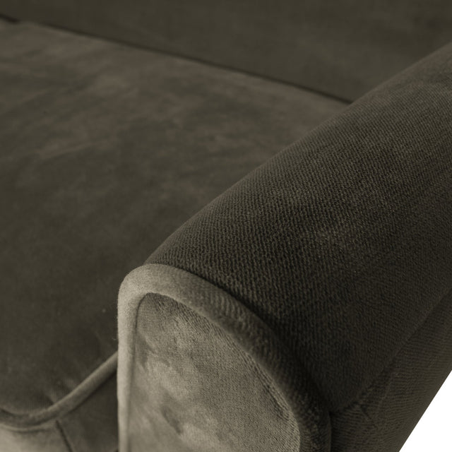 Rocco Xl Sofa 230 Cm Fluweel Warm Groen van WOOOD – Luxe comfort op maat van PureWonen. Vraag naar de beste prijs.