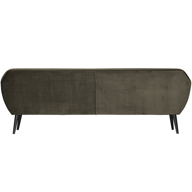 Rocco Xl Sofa 230 Cm Fluweel Warm Groen van WOOOD – Luxe comfort op maat van PureWonen. Vraag naar de beste prijs.