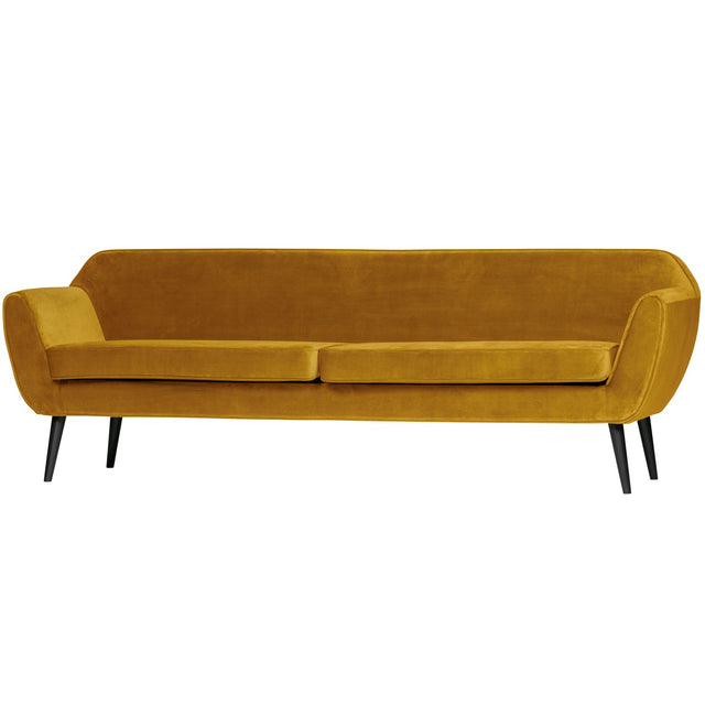 Rocco Xl Sofa 230 Cm Fluweel Oker van WOOOD – Luxe comfort op maat van PureWonen. Vraag naar de beste prijs.