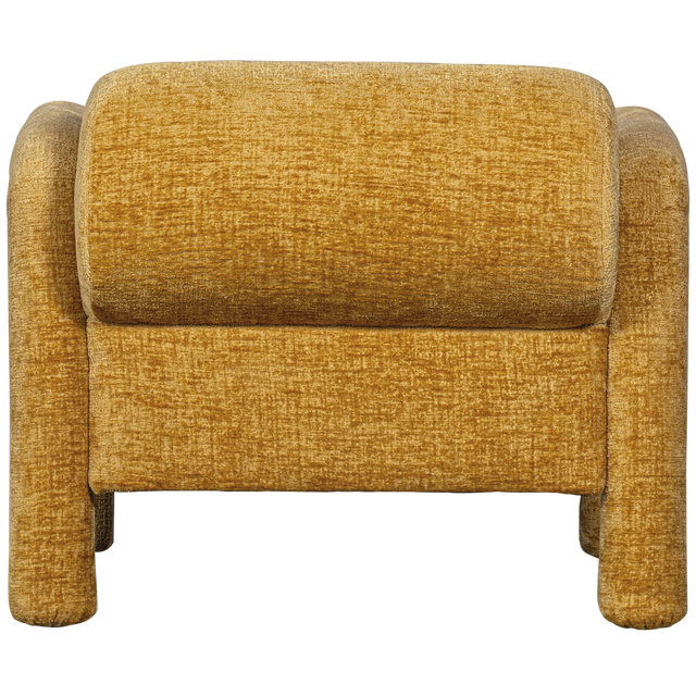 Lenny Fauteuil In Grove Textuur Goud/Geel van WOOOD – Luxe comfort op maat van PureWonen. Vraag naar de beste prijs.