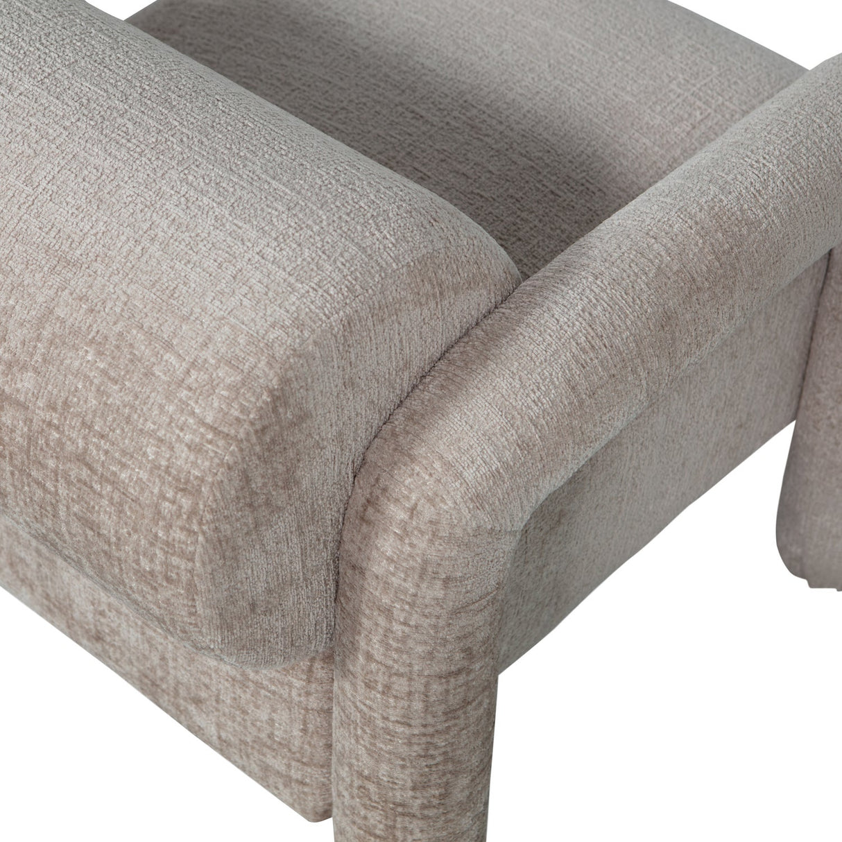 Lenny Fauteuil In Grove Textuur Zand van WOOOD – Luxe comfort op maat van PureWonen. Vraag naar de beste prijs.