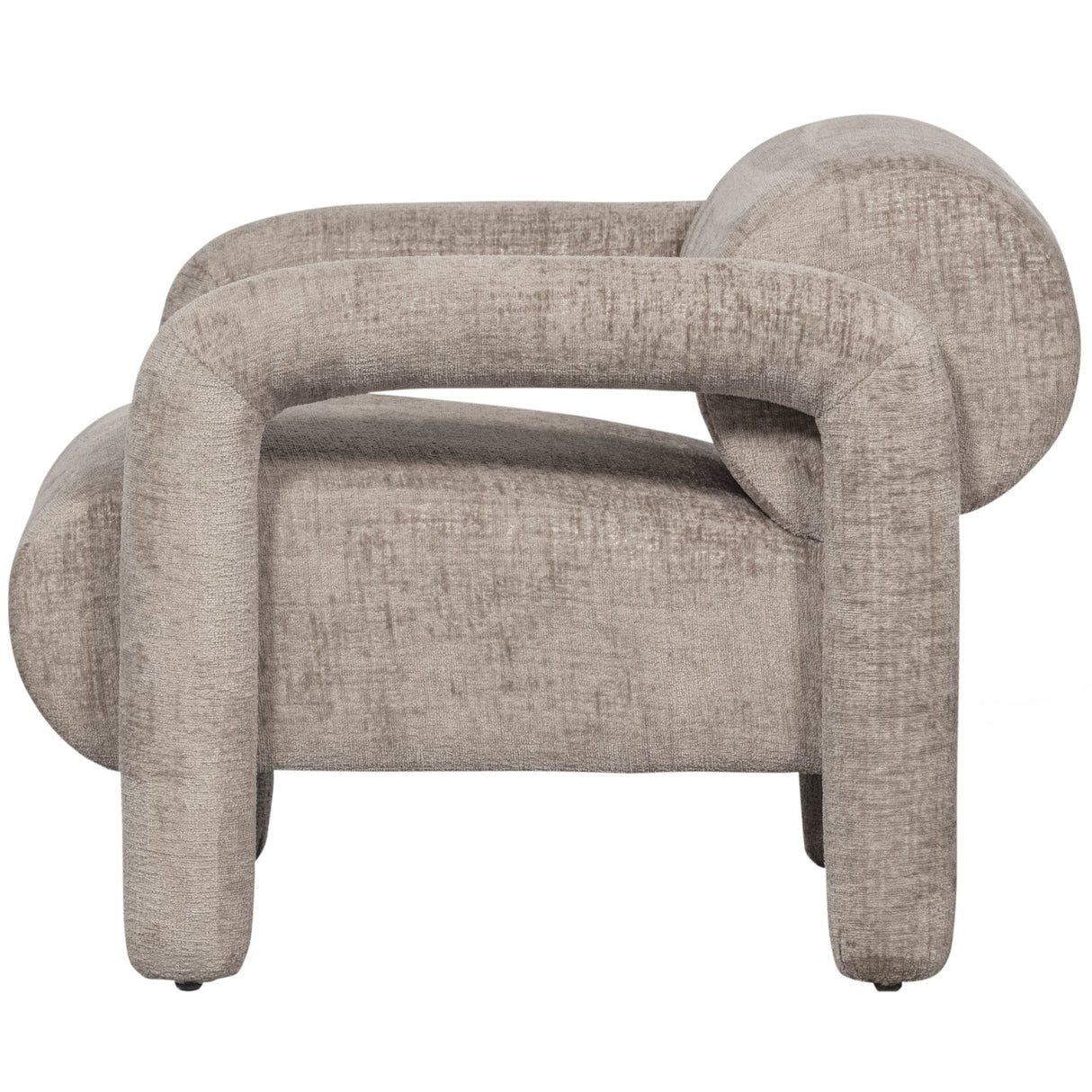 Lenny Fauteuil In Grove Textuur Zand van WOOOD – Luxe comfort op maat van PureWonen. Vraag naar de beste prijs.