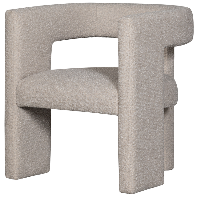 Tiwa Fauteuil Boucle Beige van WOOOD – Luxe comfort op maat van PureWonen. Vraag naar de beste prijs.