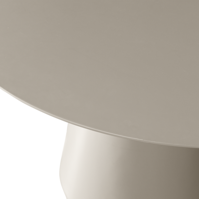 Jorre Eettafel Mdf Antique Beige O120 Cm van WOOOD – Luxe comfort op maat van PureWonen. Vraag naar de beste prijs.