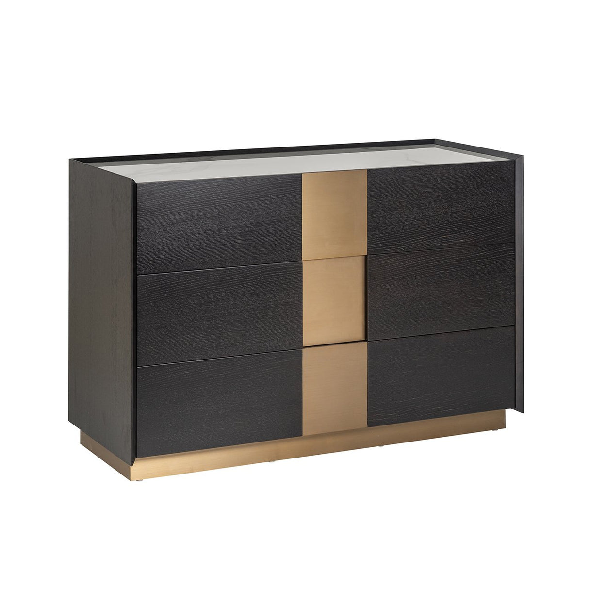 Dressoir Bedford 3-laden (Charcoal) van Richmond Interiors - laagste prijs offerte van PureWonen