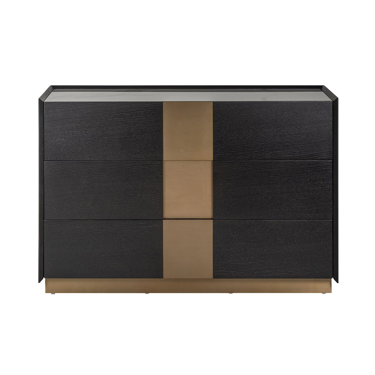 Dressoir Bedford 3-laden (Charcoal) van Richmond Interiors - laagste prijs offerte van PureWonen