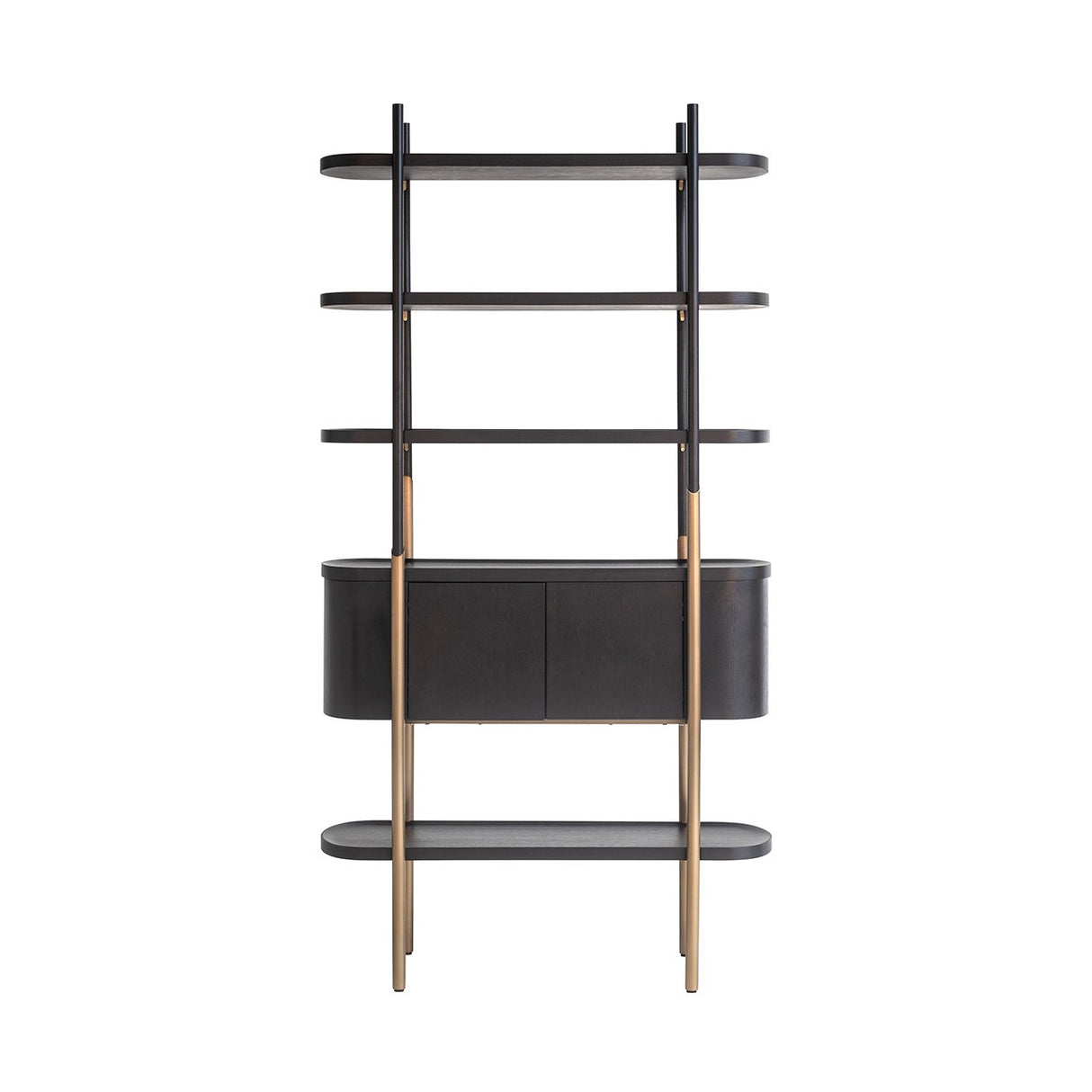 Wandkast Jameson 2-deuren 4-planken (Charcoal) van Richmond Interiors – Luxe comfort op maat van PureWonen. Vraag naar de beste prijs.