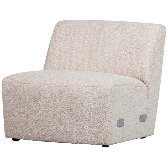 Coco 1 Zits Element Boucle Creme van WOOOD – Luxe comfort op maat van PureWonen. Vraag naar de beste prijs.