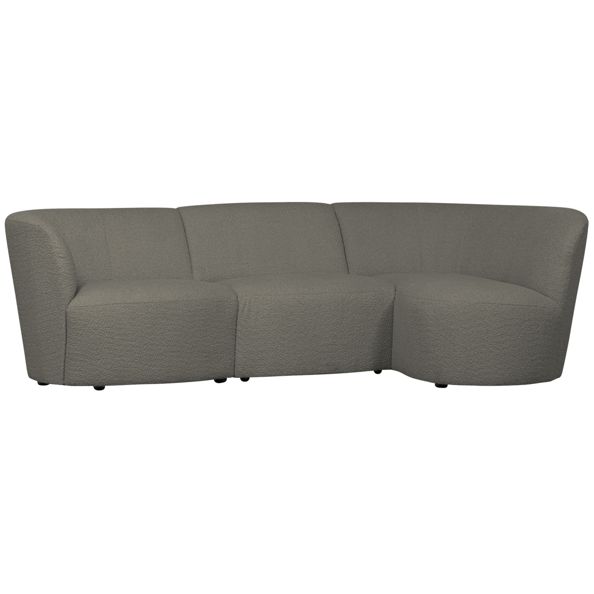 Coco 3 Zits Ronding Rechts Boucle Warm Groen van WOOOD – Luxe comfort op maat van PureWonen. Vraag naar de beste prijs.