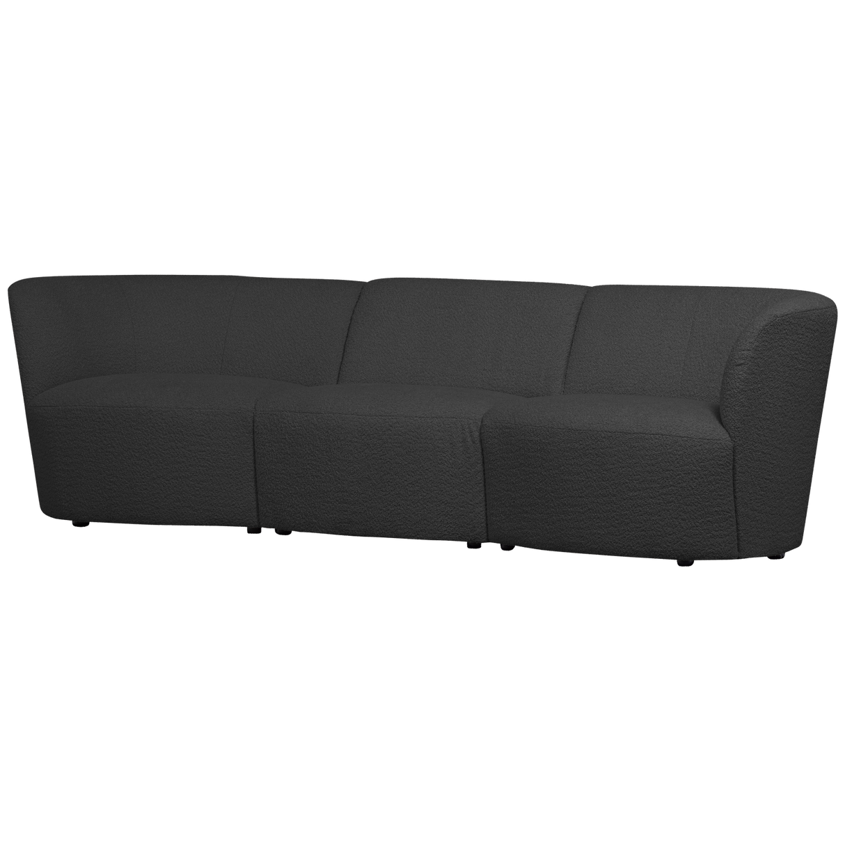 Coco 3 Zits Boucle Donkergrijs van WOOOD – Luxe comfort op maat van PureWonen. Vraag naar de beste prijs.