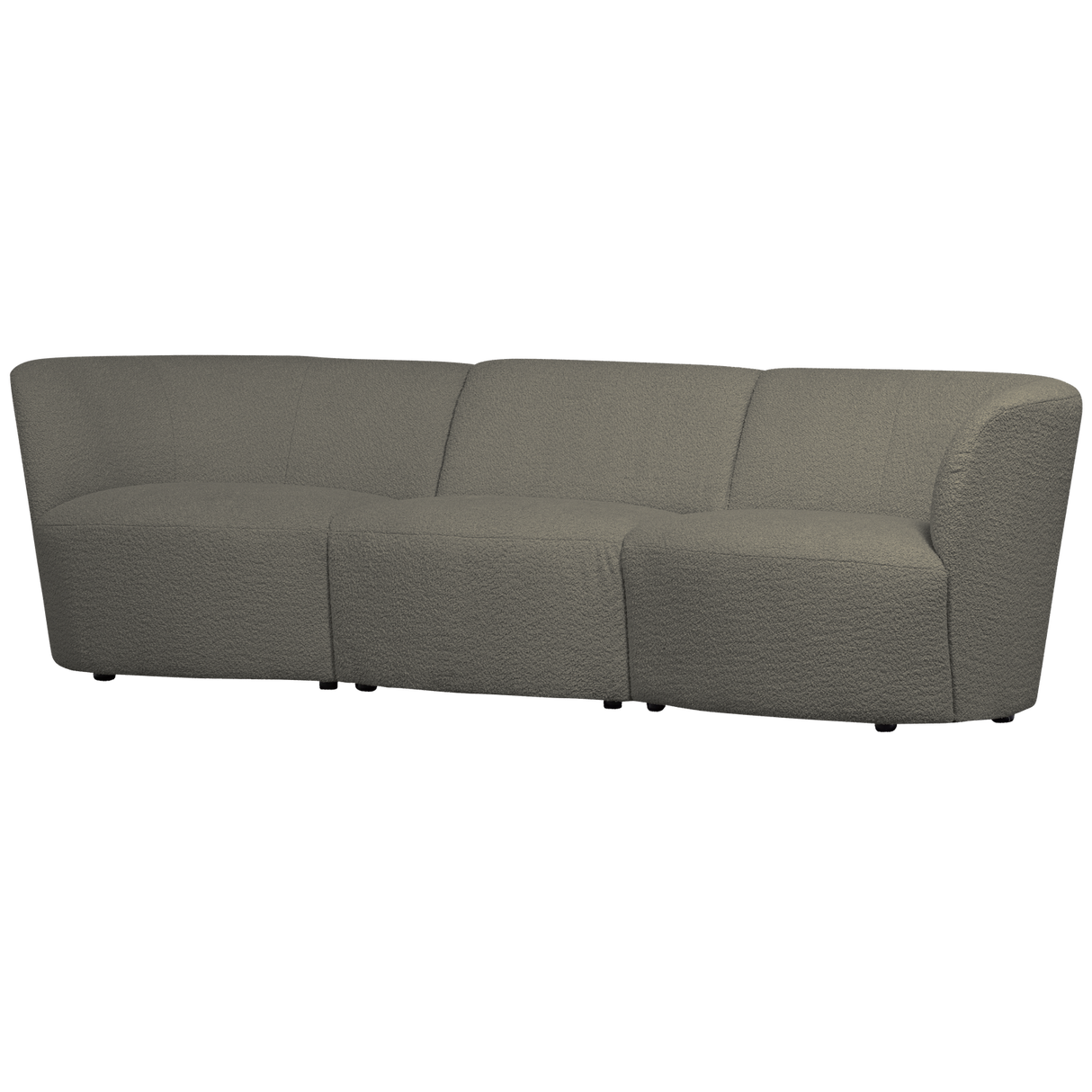 Coco 3 Zits Boucle Warm Groen van WOOOD – Luxe comfort op maat van PureWonen. Vraag naar de beste prijs.