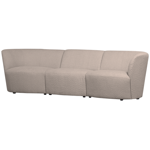 Coco 3 Zits Boucle Zand van WOOOD – Luxe comfort op maat van PureWonen. Vraag naar de beste prijs.