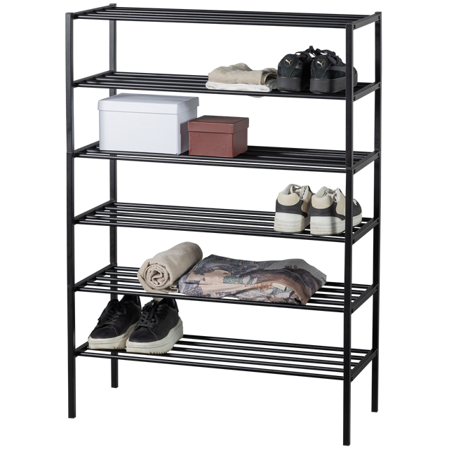 Ferro Schoenenrek Stapel V 3 Metaal Zwart van WOOOD – Luxe comfort op maat van PureWonen. Vraag naar de beste prijs.