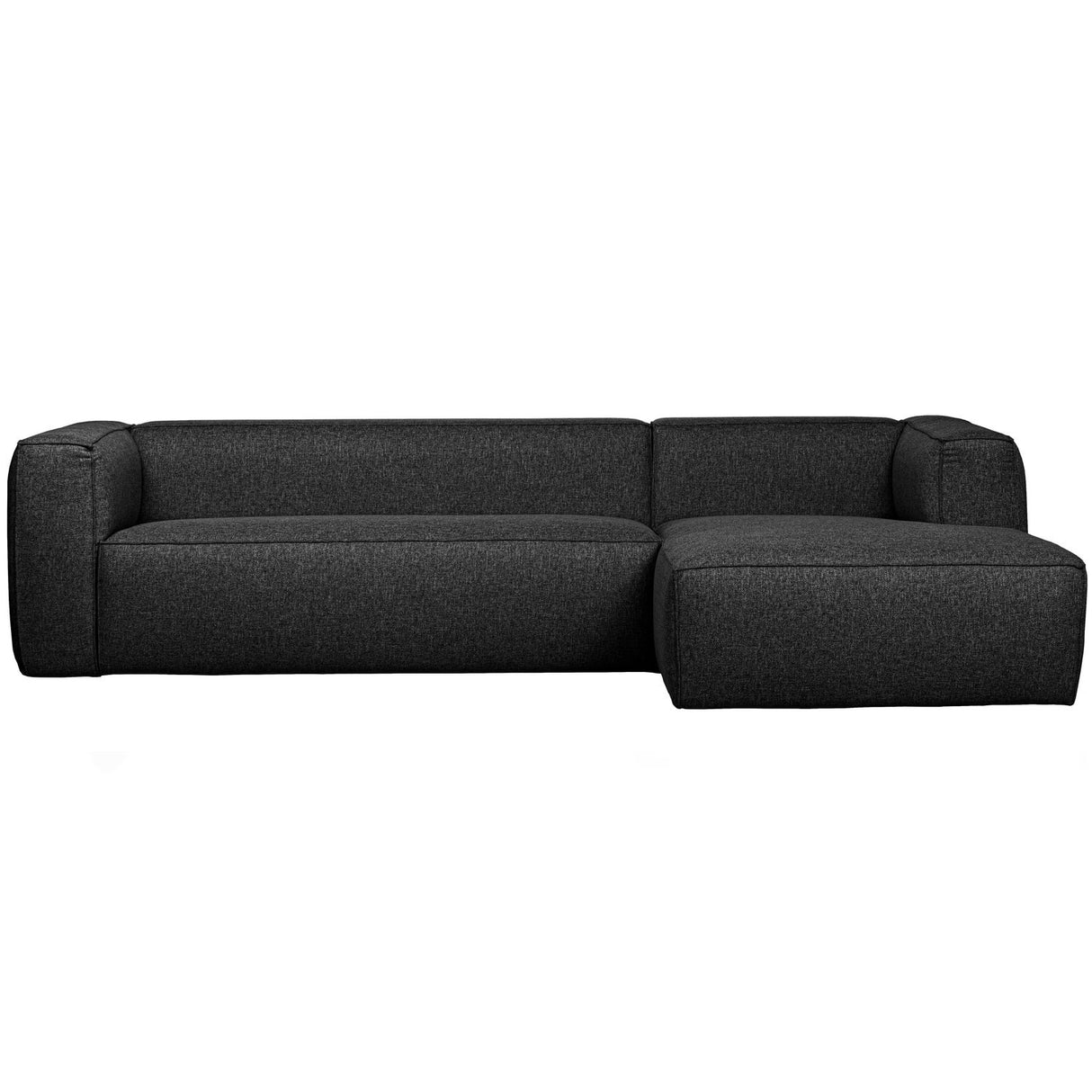 Bean Hoekbank Rechts Incl. Kussens Donkergrijs Gemeleerd van WOOOD – Luxe comfort op maat van PureWonen. Vraag naar de beste prijs.
