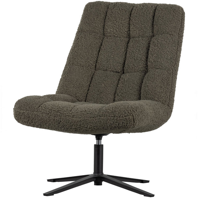Job Draaifauteuil Teddy Groen van WOOOD – Luxe comfort op maat van PureWonen. Vraag naar de beste prijs.