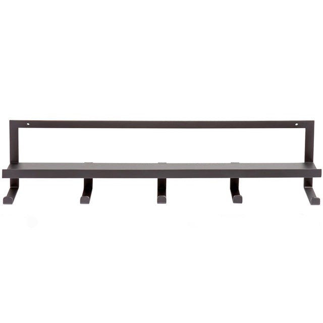 Quinn Kapstok 5 Haken Metaal Zwart van WOOOD – Luxe comfort op maat van PureWonen. Vraag naar de beste prijs.