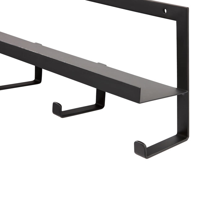 Quinn Kapstok 5 Haken Metaal Zwart van WOOOD – Luxe comfort op maat van PureWonen. Vraag naar de beste prijs.