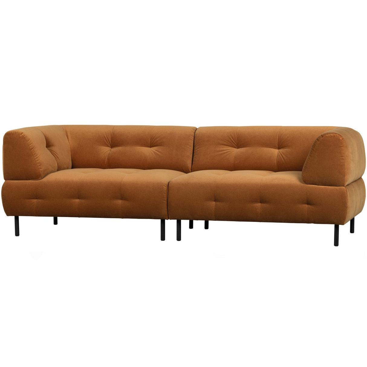 Lloyd 4 Zits Bank Gewassen Fluweel Cinnamon van WOOOD – Luxe comfort op maat van PureWonen. Vraag naar de beste prijs.