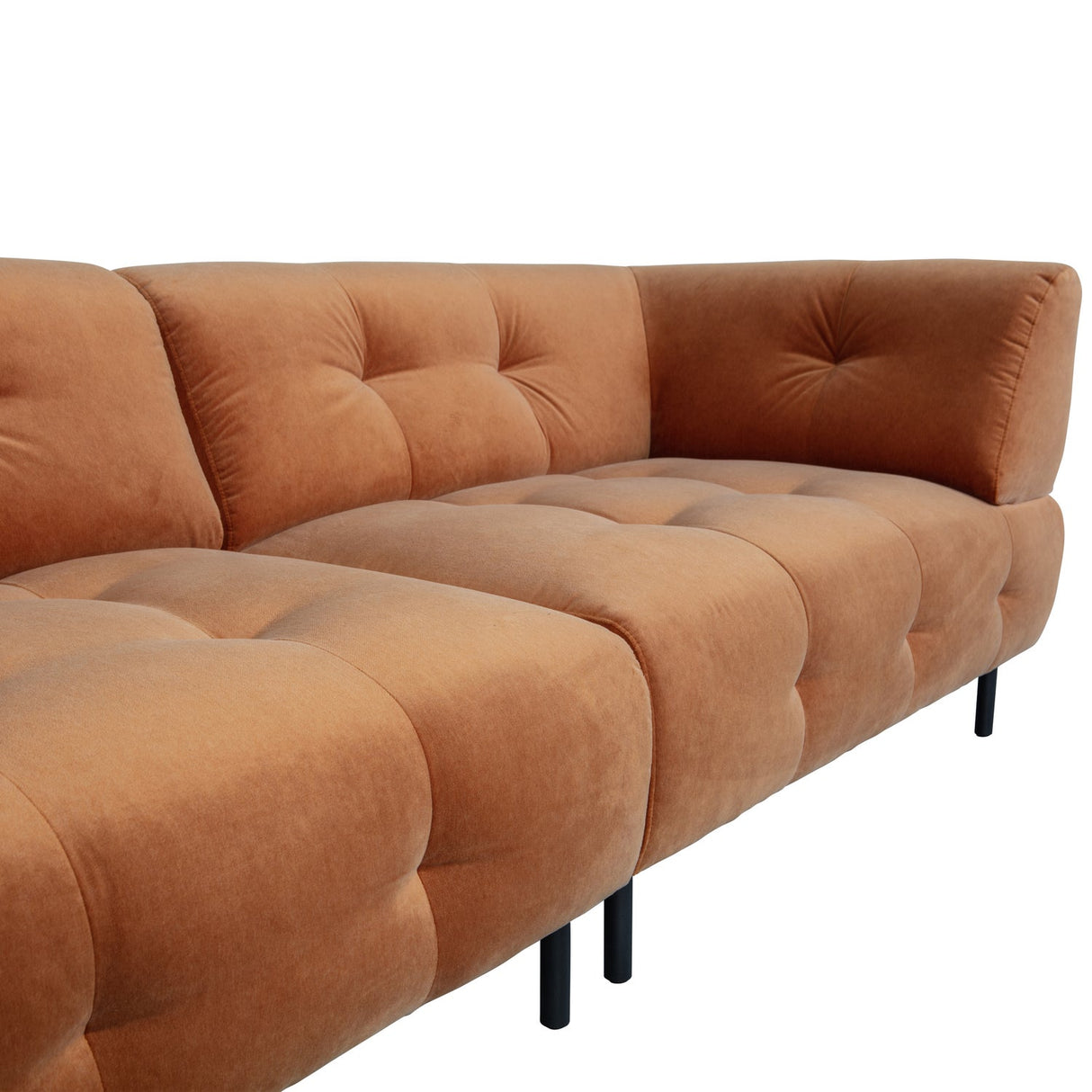 Lloyd 4 Zits Bank Gewassen Fluweel Cinnamon van WOOOD – Luxe comfort op maat van PureWonen. Vraag naar de beste prijs.