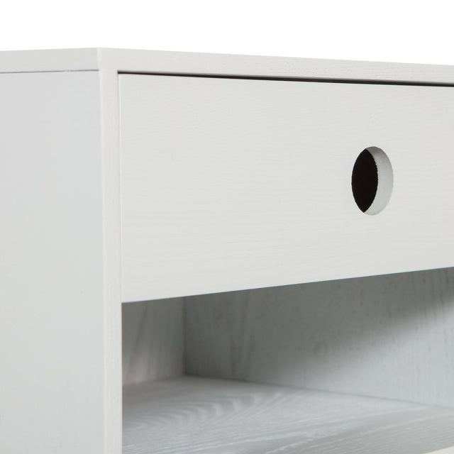 Nancy Hangend Nachtkastje Mist van WOOOD – Luxe comfort op maat van PureWonen. Vraag naar de beste prijs.