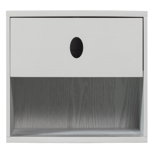 Nancy Hangend Nachtkastje Mist van WOOOD – Luxe comfort op maat van PureWonen. Vraag naar de beste prijs.