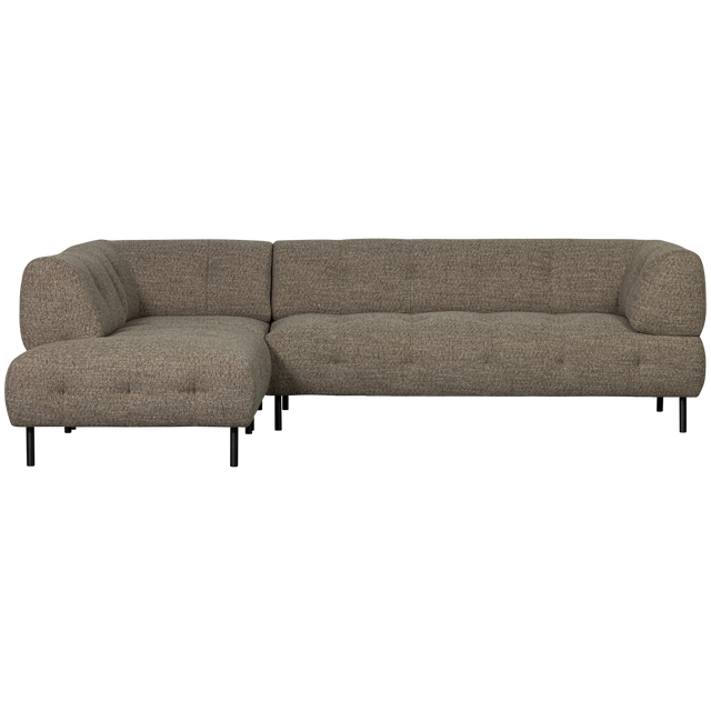 Lloyd Hoekbank Links Grof Geweven Donkerbruin Melange van WOOOD – Luxe comfort op maat van PureWonen. Vraag naar de beste prijs.