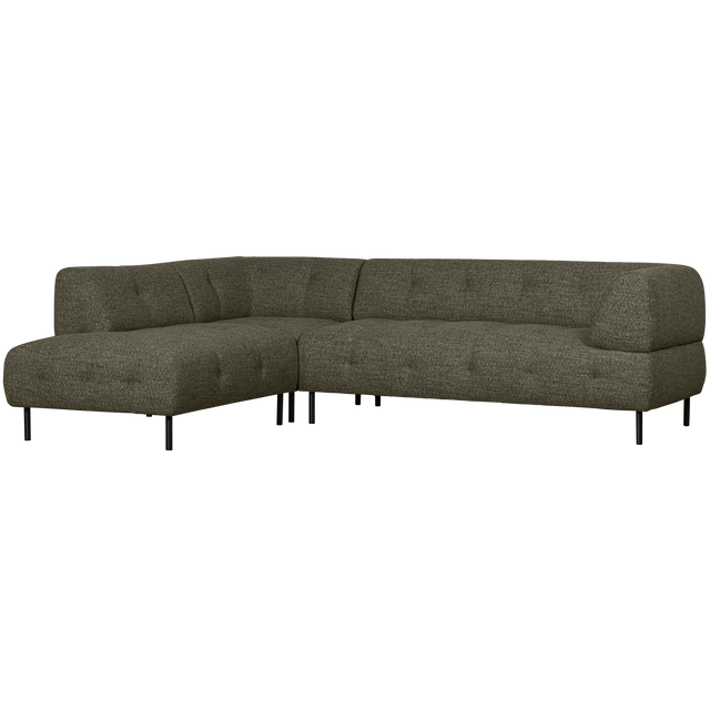 Lloyd Hoekbank Links Grof Geweven Groen Melange van WOOOD – Luxe comfort op maat van PureWonen. Vraag naar de beste prijs.