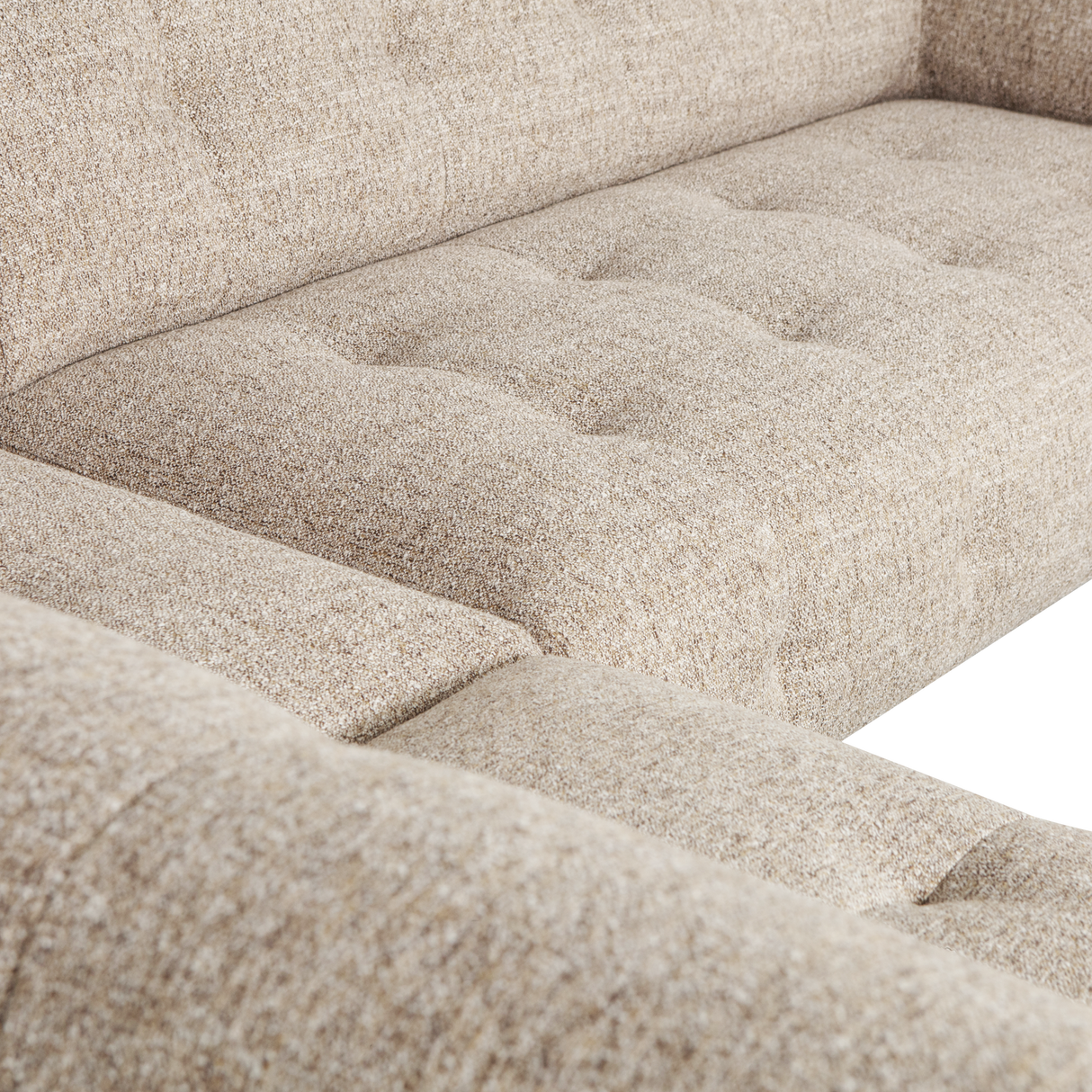 Lloyd Hoekbank Links Grof Geweven Naturel Melange van WOOOD – Luxe comfort op maat van PureWonen. Vraag naar de beste prijs.