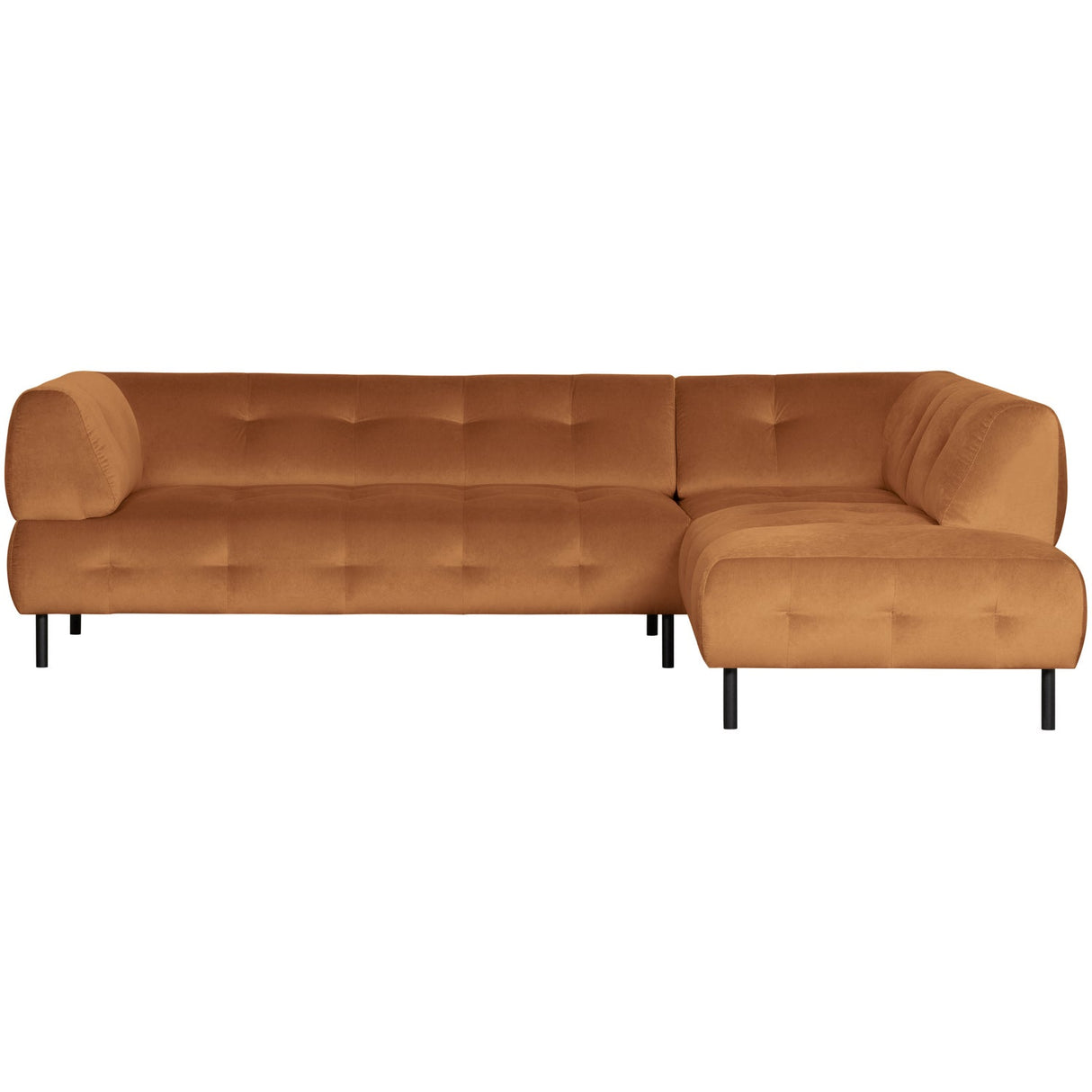 Lloyd Hoekbank Rechts Gewassen Fluweel Cinnamon van WOOOD – Luxe comfort op maat van PureWonen. Vraag naar de beste prijs.