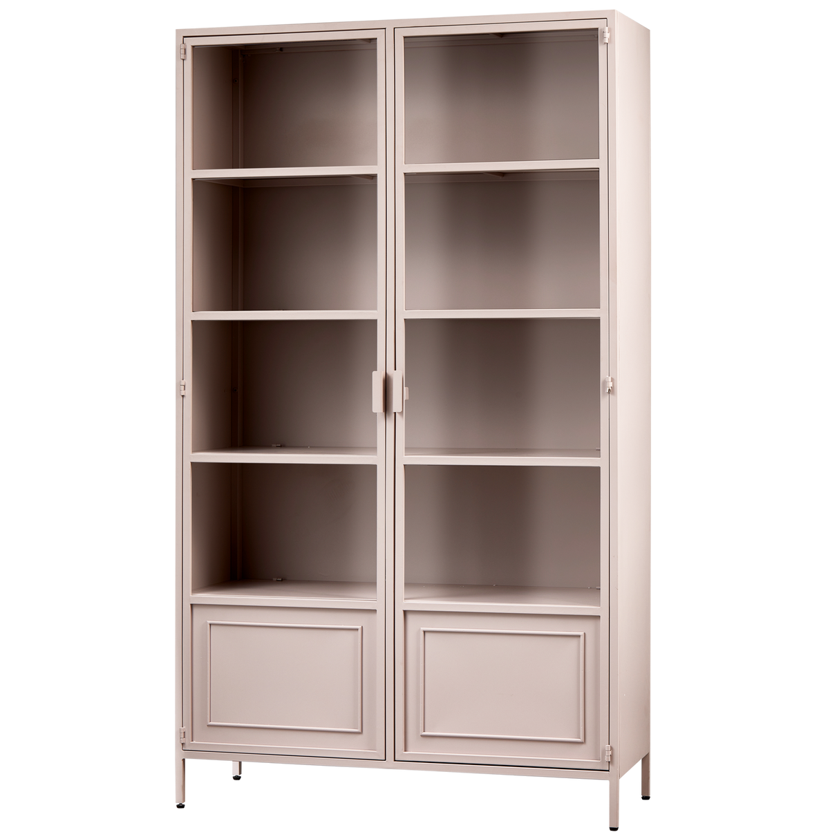 Ronja Vitrinekast Xl Metaal Soft Pink van WOOOD – Luxe comfort op maat van PureWonen. Vraag naar de beste prijs.