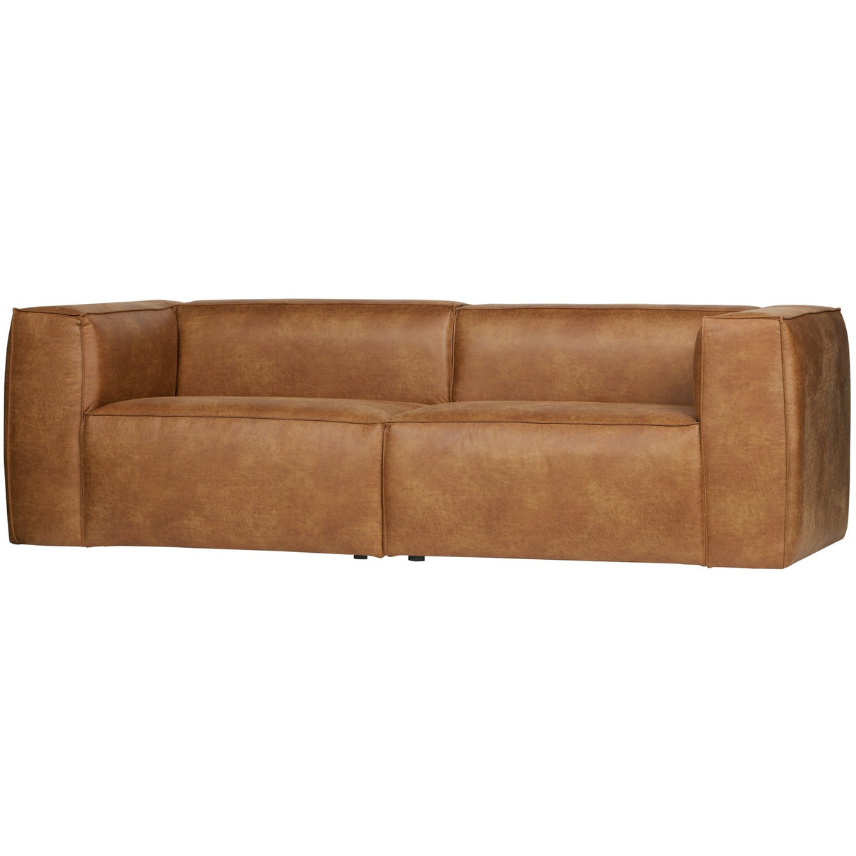 Bean 3,5 Zits Bank Cognac van WOOOD – Luxe comfort op maat van PureWonen. Vraag naar de beste prijs.