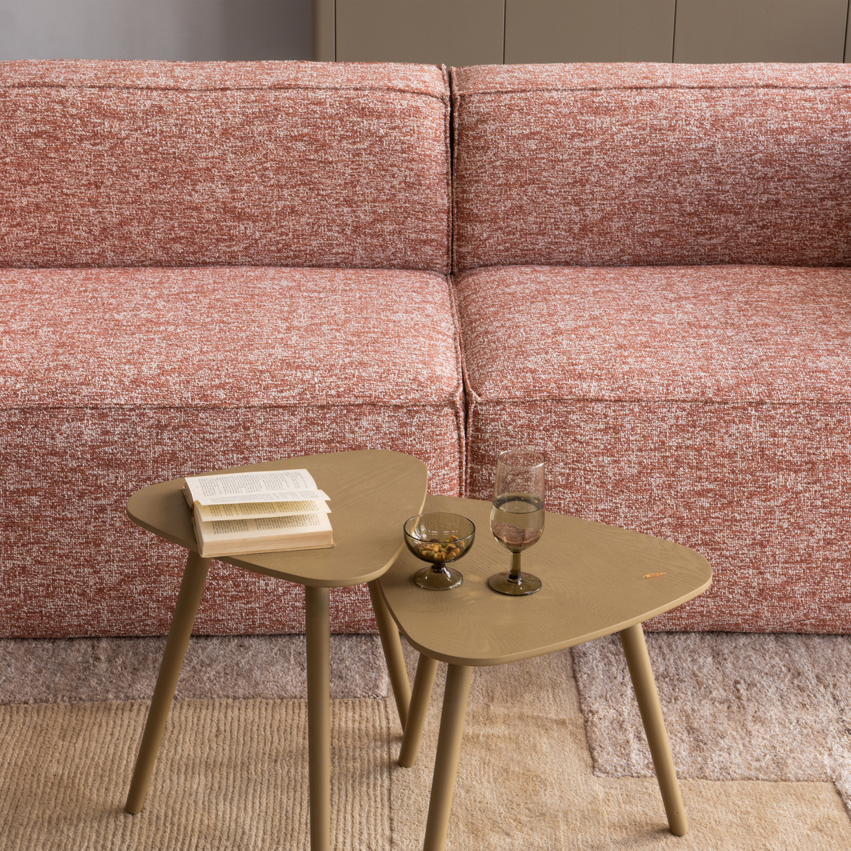 Noven Handgeweven Vloerkleed Wol/Katoen Zand 170x240 Cm