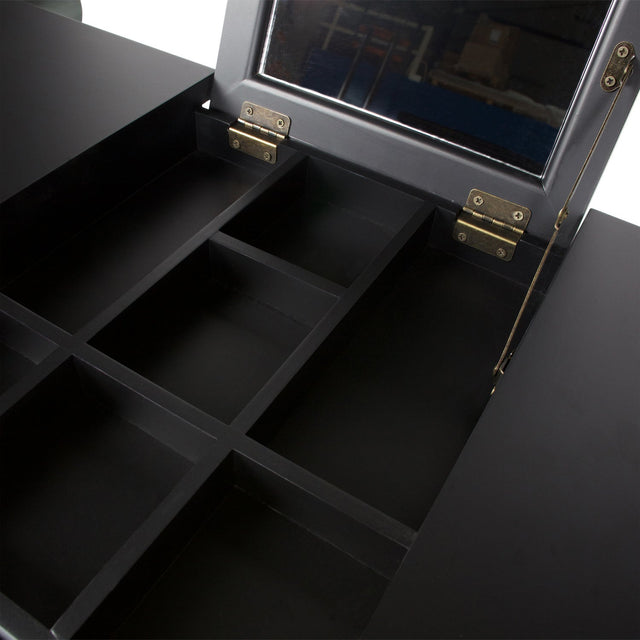 Romy Hal/Kaptafel Hout Zwart van WOOOD – Luxe comfort op maat van PureWonen. Vraag naar de beste prijs.