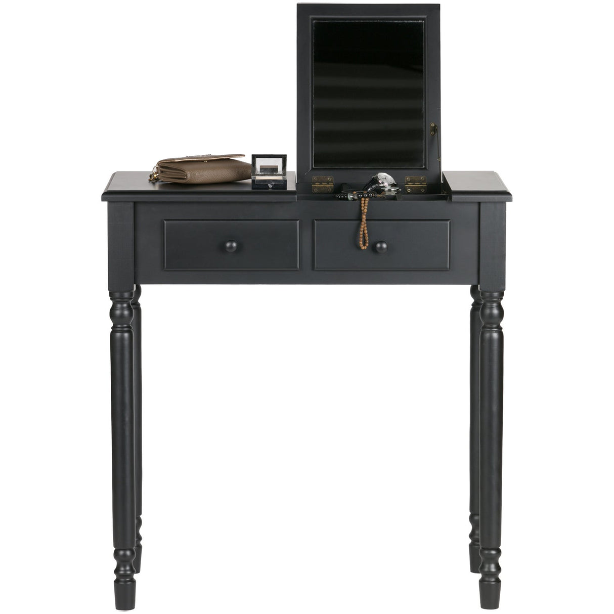 Romy Hal/Kaptafel Hout Zwart van WOOOD – Luxe comfort op maat van PureWonen. Vraag naar de beste prijs.