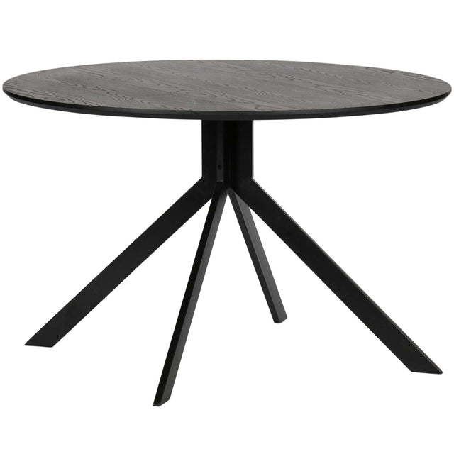 Bruno Eettafel Rond Mdf Zwart O120 Cm van WOOOD – Luxe comfort op maat van PureWonen. Vraag naar de beste prijs.