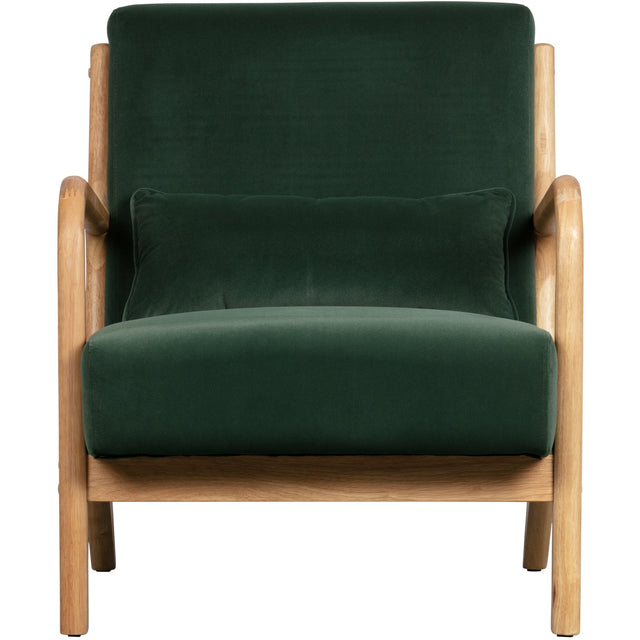 Mark Fauteuil Fluweel Flesgroen van WOOOD – Luxe comfort op maat van PureWonen. Vraag naar de beste prijs.