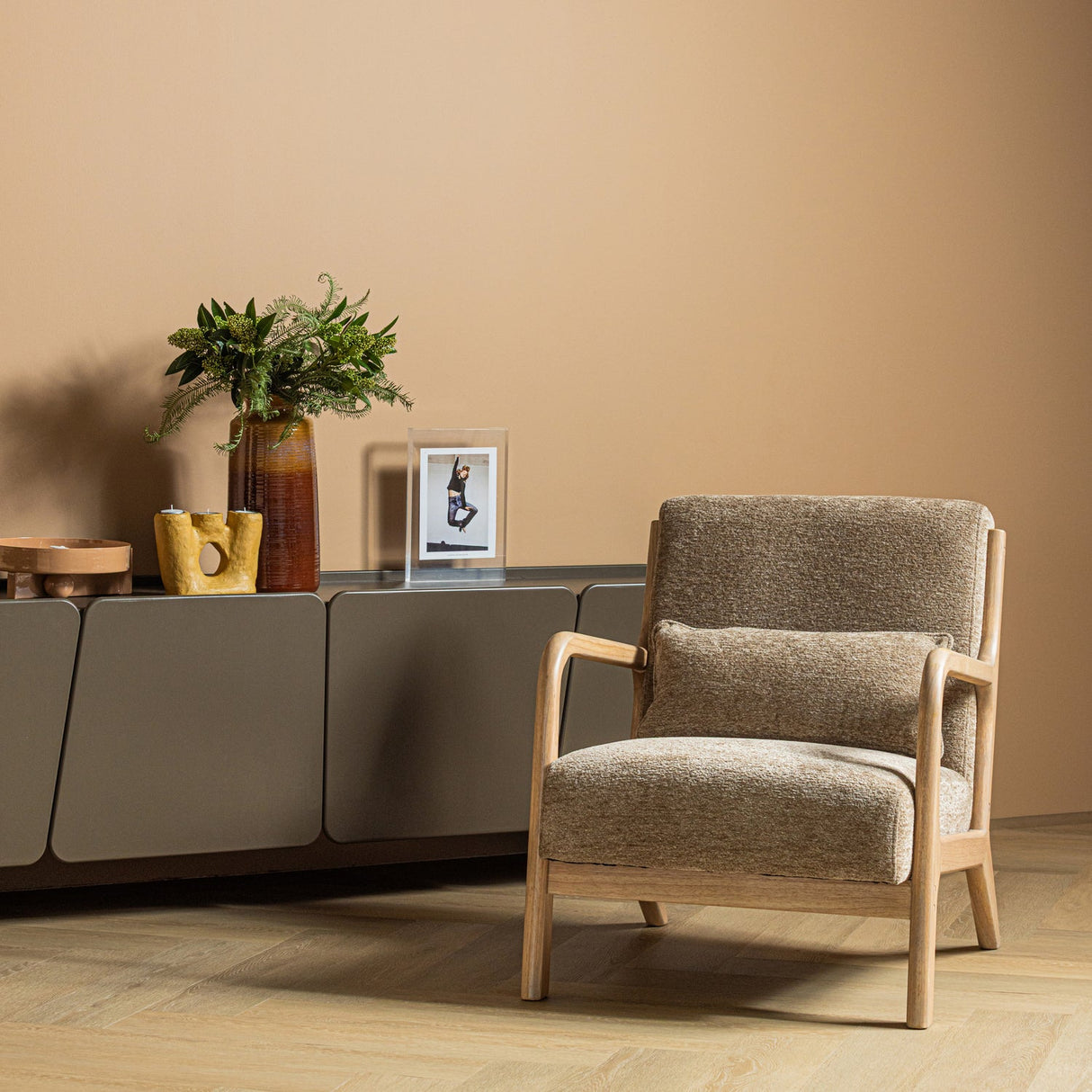 Mark Fauteuil Chenille Zand