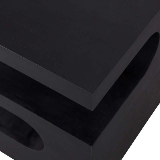 Toma Bijzettafel Mango Hout Zwart van WOOOD – Luxe comfort op maat van PureWonen. Vraag naar de beste prijs.