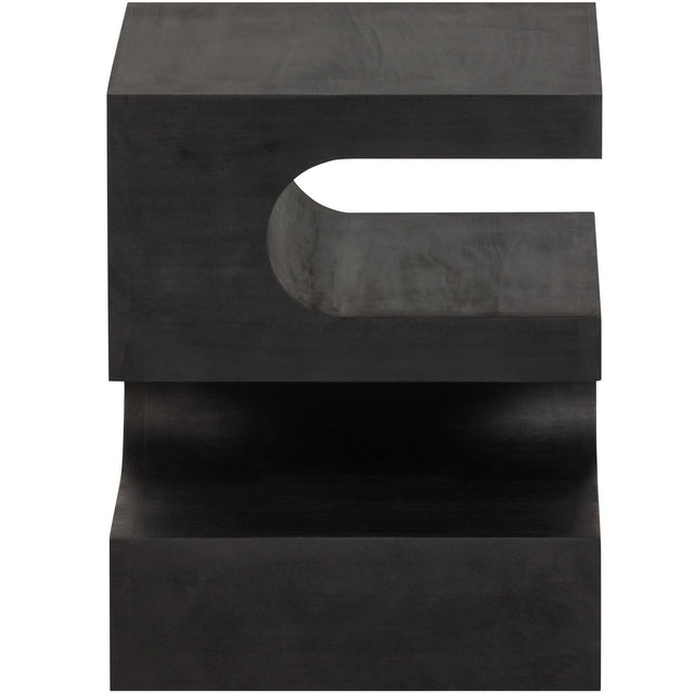 Toma Bijzettafel Mango Hout Zwart van WOOOD – Luxe comfort op maat van PureWonen. Vraag naar de beste prijs.