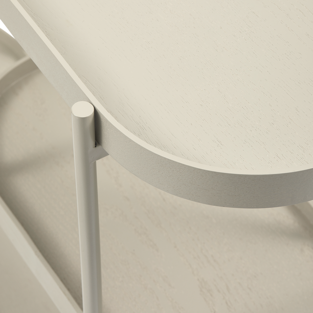 Noan Sidetable Hout/Metaal Antique Beige van WOOOD – Luxe comfort op maat van PureWonen. Vraag naar de beste prijs.