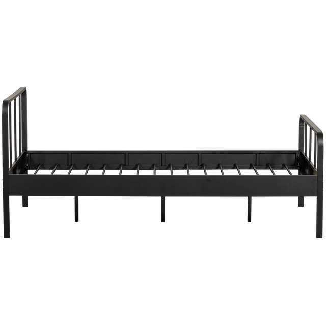 Mees Bed Twijfelaar Metaal Zwart 120x200 Cm van WOOOD – Luxe comfort op maat van PureWonen. Vraag naar de beste prijs.